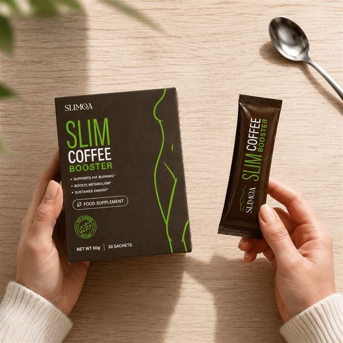 Slimqa Slim Coffee Booster Box und Sachet